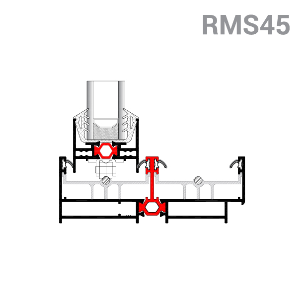 سیستم پنجره کشویی | عایقدار | کشویی | (RMS45) آساش - تصویر 2