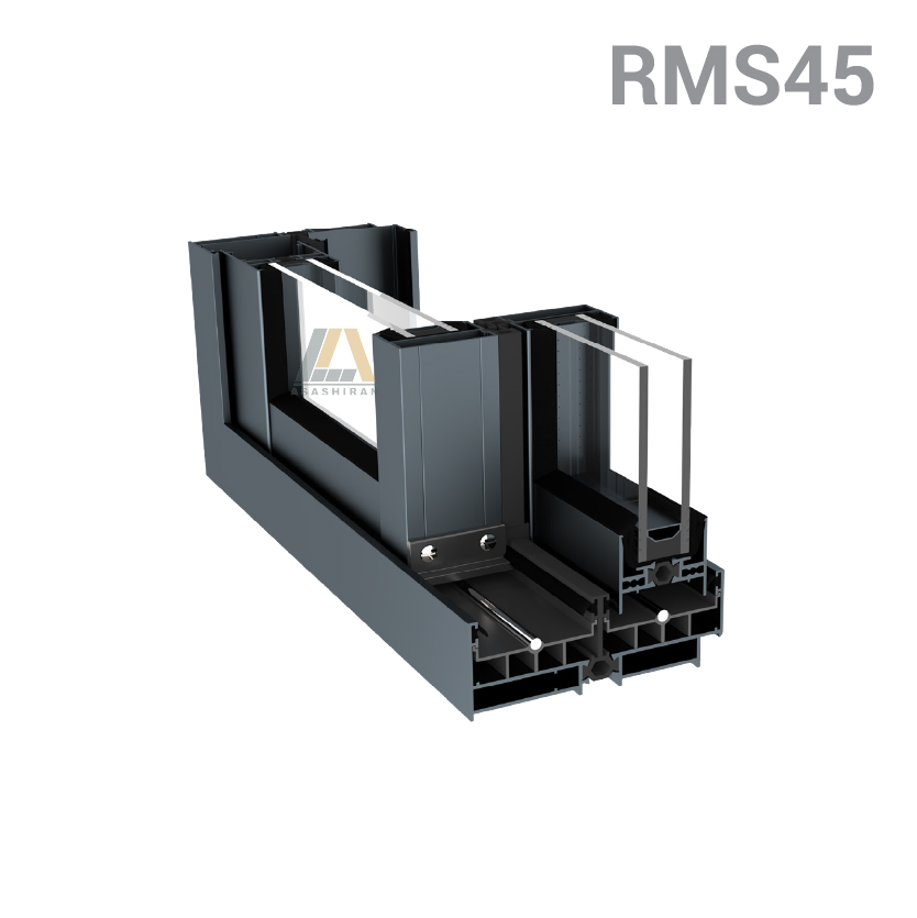 سیستم پنجره کشویی | عایقدار | کشویی | (RMS45) آساش